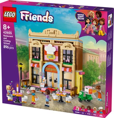 LEGO Friends Ravintola-alan oppilaitos 42655
