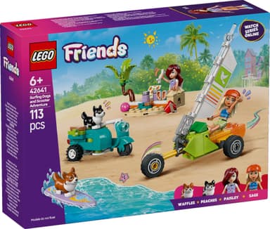 LEGO Friends Surffikoirat ja skootteriseikkailu 42641