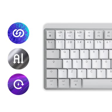 Logitech MX Mechanical Mini Mac langaton näppäimistö (harmaa)