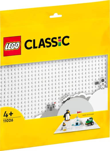 LEGO Classic Valkoinen rakennuslevy 11026