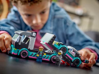 LEGO City Kilpa-auto ja autonkuljetusauto 60406