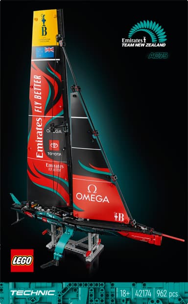 LEGO Technic Emirates Team New Zealand AC75 ‑jahti 42174