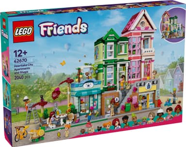 LEGO Friends Heartlake Cityn asunnot ja liiketilat 42670