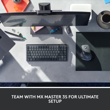 Logitech MX Mechanical Mini langaton näppäimistö, tactile-kytkimet