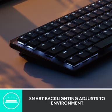 Logitech MX Mechanical Mini langaton näppäimistö, tactile-kytkimet