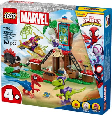 LEGO Spidey Spideyn ja Gobbyn lentotaistelu puumajalla 11200
