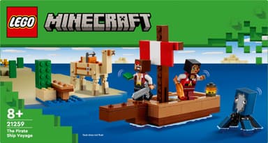 LEGO Minecraft Merirosvolaivan matka 21259