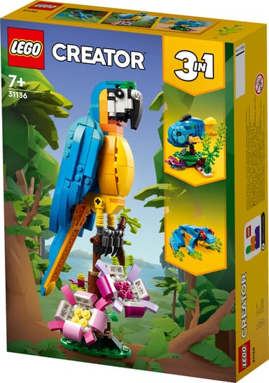 LEGO Creator Eksoottinen papukaija 31136