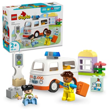 LEGO DUPLO Town Ambulanssi ja kuljettaja 10447