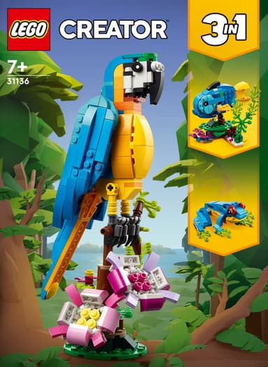 LEGO Creator Eksoottinen papukaija 31136