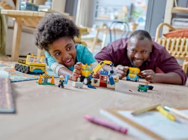 LEGO City Rakennustyömaan ajoneuvot, nosturi ja purkupallo 60391