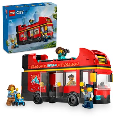 LEGO City Punainen kaksikerroksinen turistibussi 60407