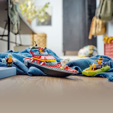 LEGO City Palokunnan pelastusvene 60373