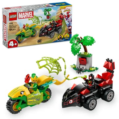 LEGO Spidey Spin ja Electro: dinomenopelien takaa-ajo 11198