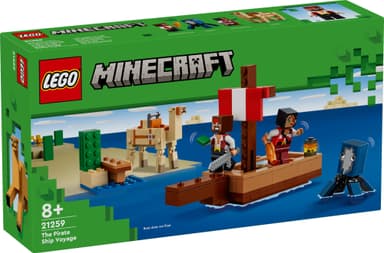 LEGO Minecraft Merirosvolaivan matka 21259
