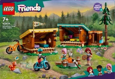 LEGO Friends Seikkailuleirin mukavat laavut 42624