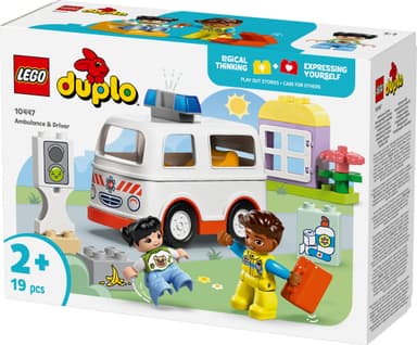 LEGO DUPLO Town Ambulanssi ja kuljettaja 10447