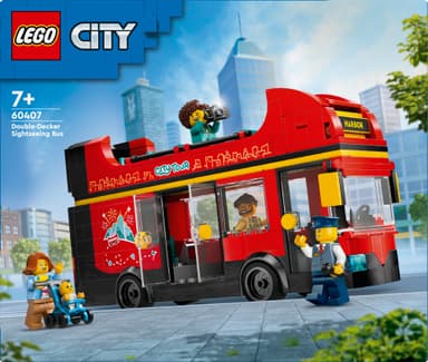 LEGO City Punainen kaksikerroksinen turistibussi 60407