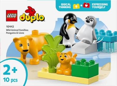 LEGO DUPLO Town Luonnoneläinperheet: pingviinit ja leijonat 10442