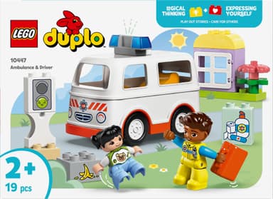 LEGO DUPLO Town Ambulanssi ja kuljettaja 10447