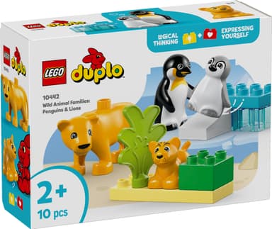 LEGO DUPLO Town Luonnoneläinperheet: pingviinit ja leijonat 10442