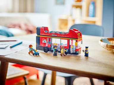LEGO City Punainen kaksikerroksinen turistibussi 60407