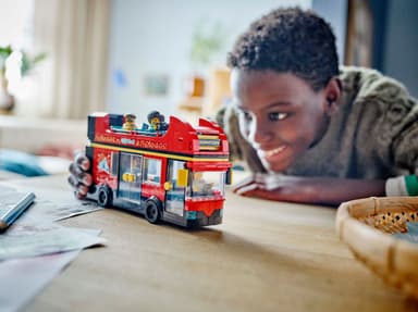 LEGO City Punainen kaksikerroksinen turistibussi 60407