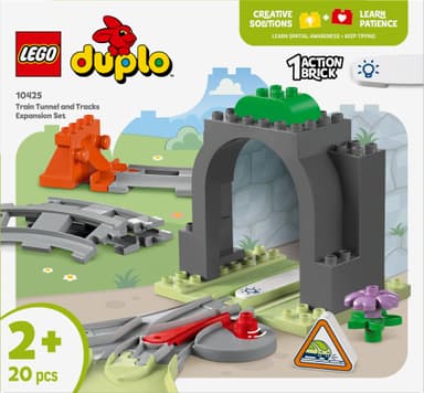 LEGO DUPLO Town Tunneli ja raiteet ‑laajennussarja 10425