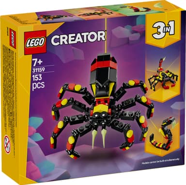 LEGO Creator Villieläimet: hämmästyttävä hämähäkki 31159