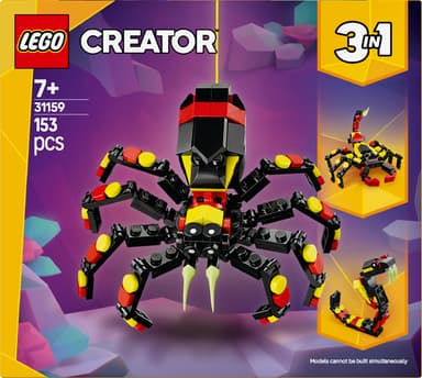 LEGO Creator Villieläimet: hämmästyttävä hämähäkki 31159