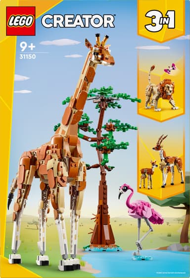 LEGO Creator Safarin villieläimet 31150