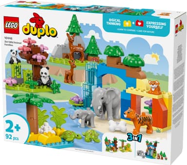 LEGO DUPLO Town 3-in-1 luonnoneläinperheet 10446