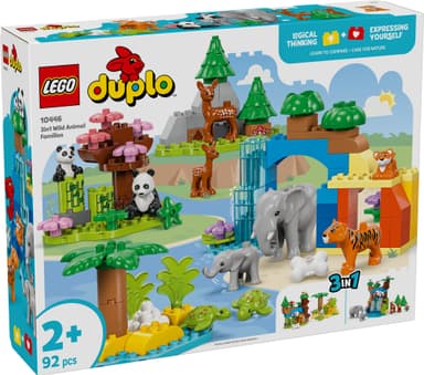 LEGO DUPLO Town 3-in-1 luonnoneläinperheet 10446