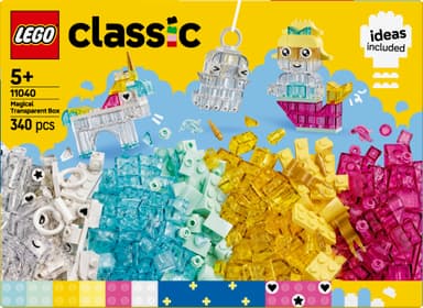 LEGO Classic Läpinäkyvien palikoiden taikalaatikko 11040