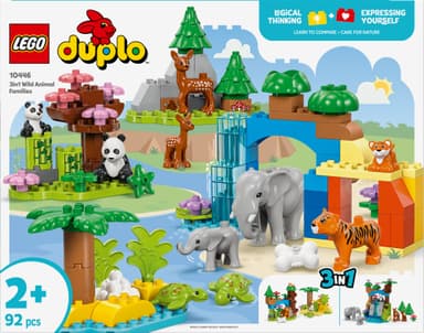 LEGO DUPLO Town 3-in-1 luonnoneläinperheet 10446