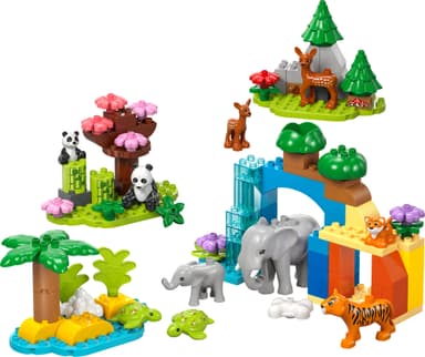 LEGO DUPLO Town 3-in-1 luonnoneläinperheet 10446