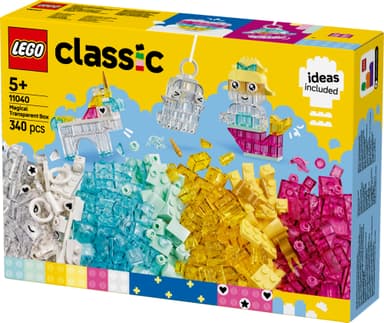 LEGO Classic Läpinäkyvien palikoiden taikalaatikko 11040