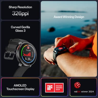 Polar Vantage V3 urheilukello 47 mm (musta)