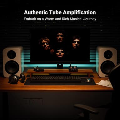 Fosi Audio P3 Tube esivahvistin kuulokevahvistin Bluetooth aptX LL HD Bass