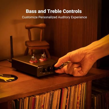 Fosi Audio P3 Tube esivahvistin kuulokevahvistin Bluetooth aptX LL HD Bass