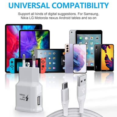 Lataussovitin kaksiporttinen USB-A 2.4A Max 15W