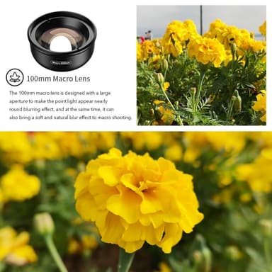 APEXEL HD100mm Makro-objektiivi älypuhelimelle APL-HB100MM
