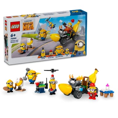 LEGO Despicable Me Kätyrit ja banaaniauto 75580