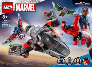 LEGO Super Heroes Captain American ja Punaisen Hulkin taistelu 76292