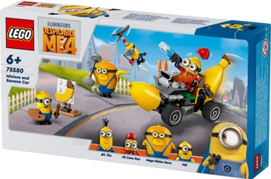 LEGO Despicable Me Kätyrit ja banaaniauto 75580