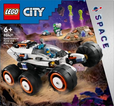 LEGO City Avaruustutkimuskulkija ja vieras elämänmuoto 60431