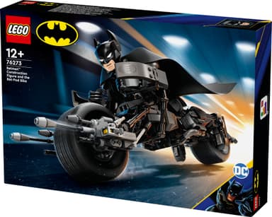 LEGO Super Heroes Rakennettava Batman-hahmo ja Batpod-pyörä 76273