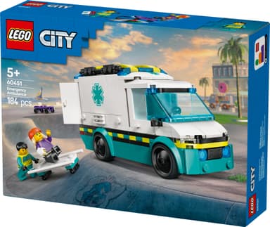 LEGO City Ambulanssi hälytysajoihin 60451