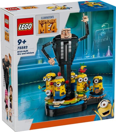 LEGO Despicable Me Palikoista rakennettavat Gru ja kätyrit 75582