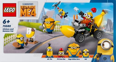 LEGO Despicable Me Kätyrit ja banaaniauto 75580